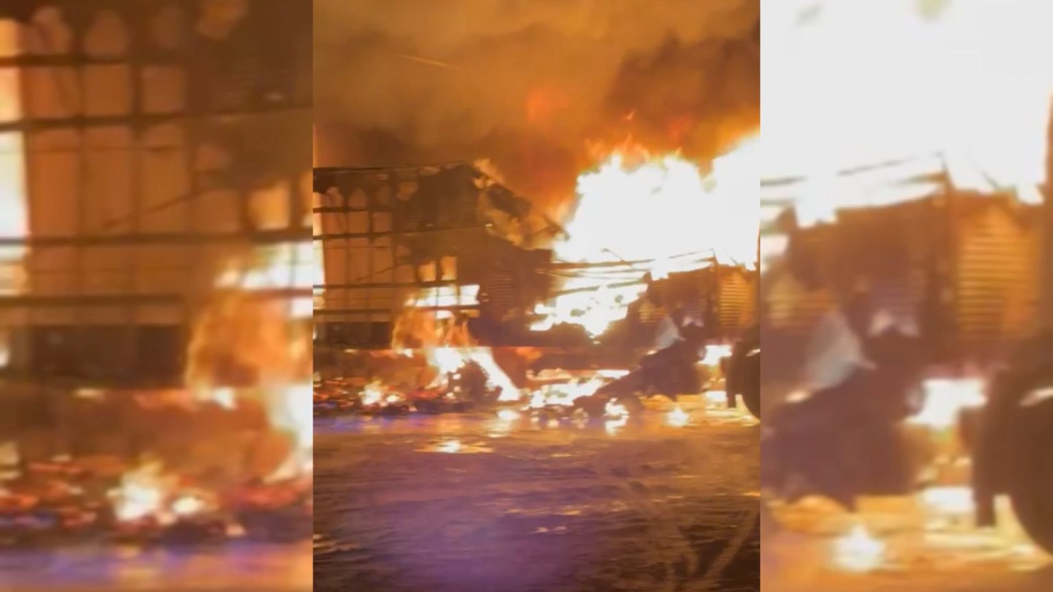 Incêndio no Tarumã atinge empresa na Rua Caravelle, em Manaus, com atuação de viaturas do Corpo de Bombeiros durante combate às chamas.