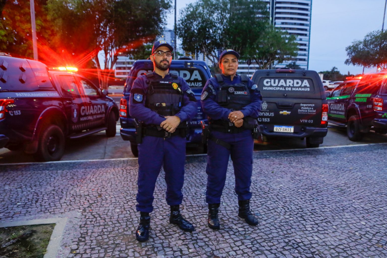 Prefeito David Almeida anuncia concurso da Guarda Municipal de Manaus com 590 vagas durante evento na capital amazonense.