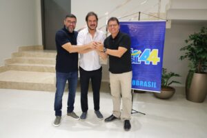 Marcellus Campêlo pré-candidato estadual em reunião política em Manaus